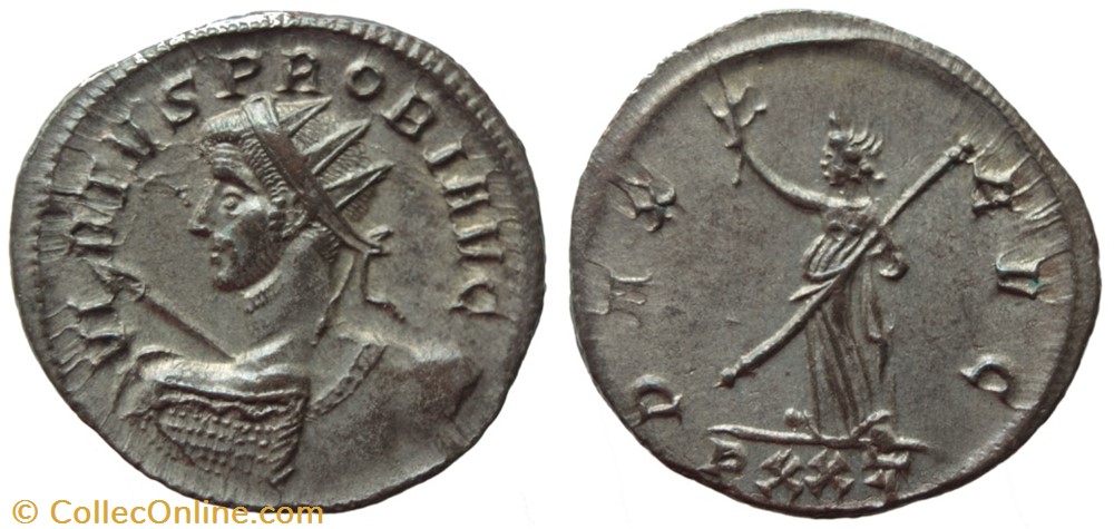 PROBUS RIC 393var. SOLD coins ancient to romans imperial and republican probus ric 393var sold