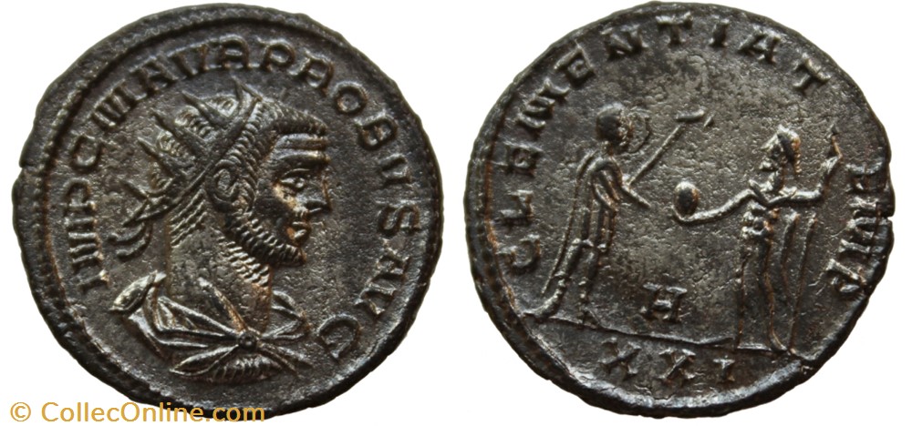 coins ancient to romans imperial and republican probus ric 921 officina 8 sold