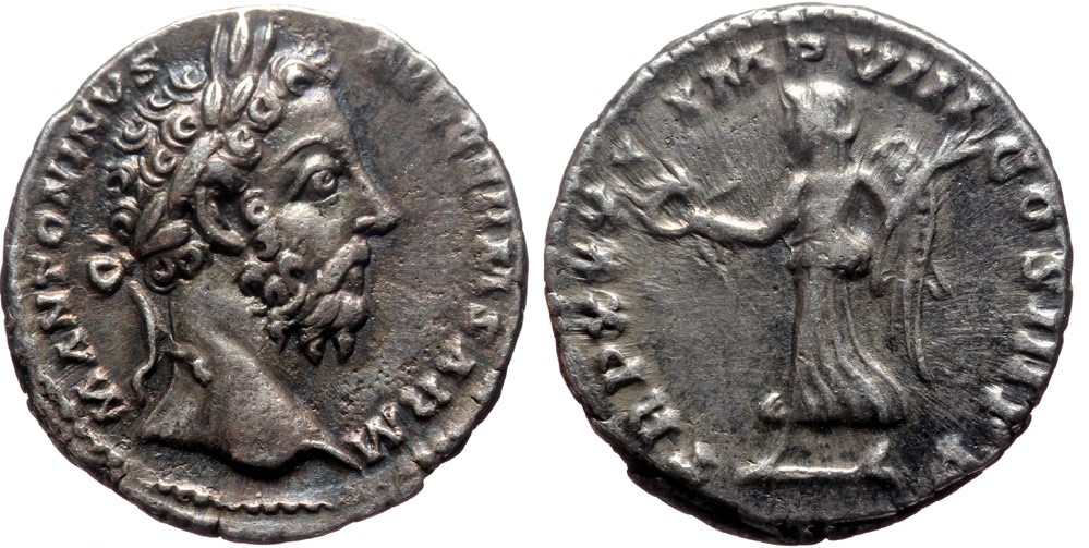 Marcus Aurelius Denar SOLD coins ancient to romans imperial and republican marcus aurelius denar sold