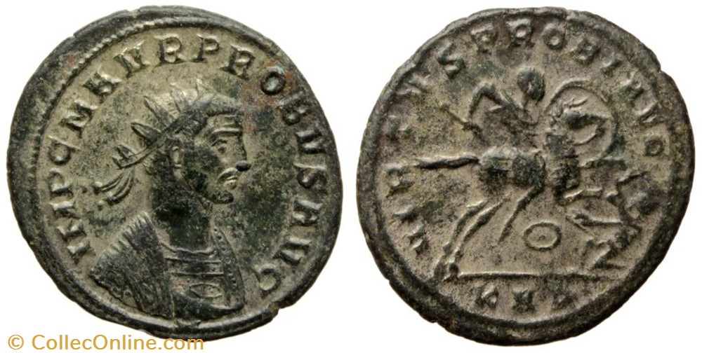PROBUS RIC 878var. SOLD coins ancient to romans imperial and republican probus ric 878var sold