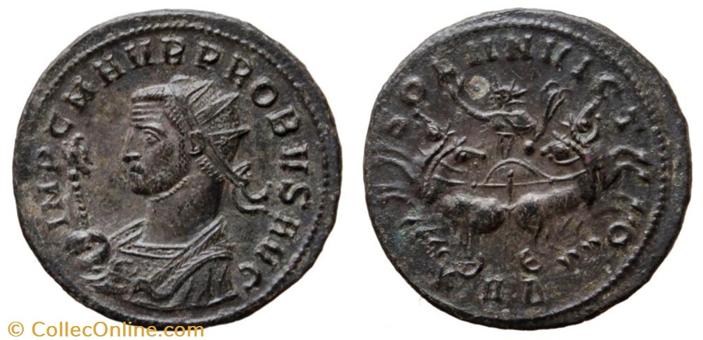 PROBUS RIC 862 H2 BUST OFFICINA 4 SOLD coins ancient to romans imperial and republican probus ric 862 h2 bust officina 4 sold