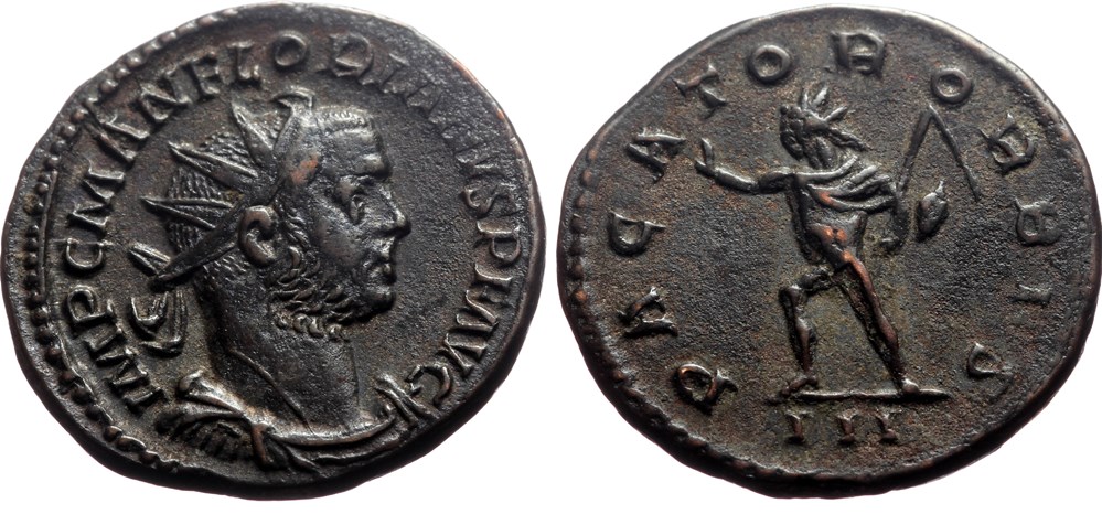 Florian Pacator Orbis RIC TEMP 4134 SOLD coins ancient other florian pacator orbis ric temp 4134 sold
