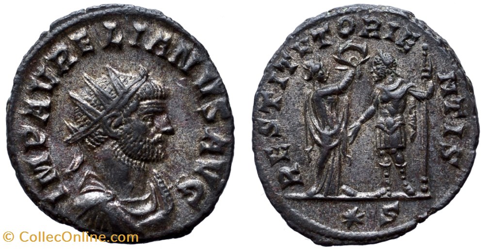 AURELIAN RIC TEMP 2091 SOLD coins ancient to romans imperial and republican aurelian ric temp 2091 sold