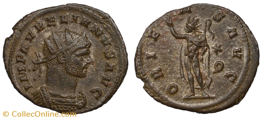 AURELIAN RIC TEMP 2158 - SOLD coins ancient b to roman republican imperial aurelian ric temp 2158 sold