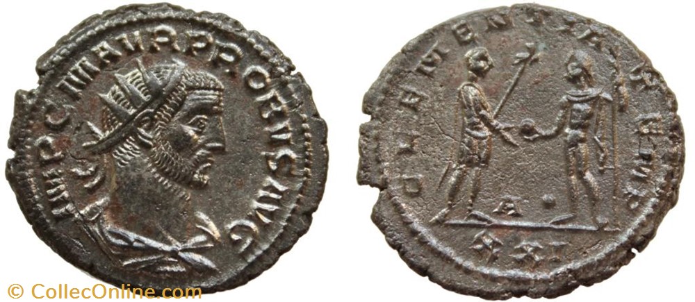 PROBUS RIC 921 OFFICINA 1 SOLD coins ancient to romans imperial and republican probus ric 921 officina 1 sold