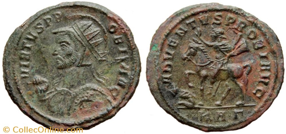 PROBUS RIC 837var. SOLD coins ancient to romans imperial and republican probus ric 837var sold