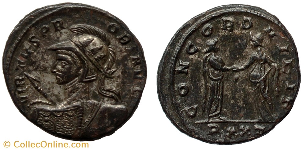 PROBUS RIC 336var. SOLD coins ancient to romans imperial and republican probus ric 336var sold