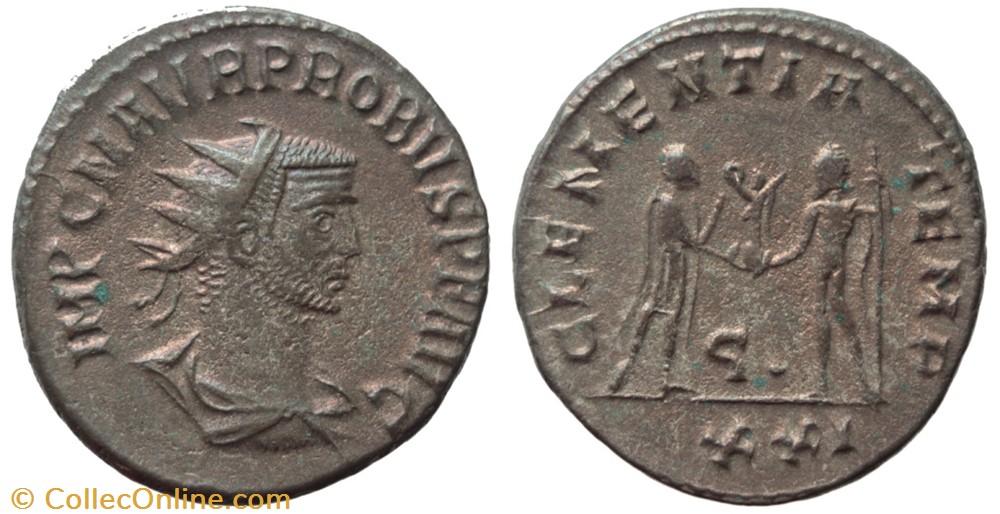 coins ancient to romans imperial and republican probus 3rd emmission off 6 sold