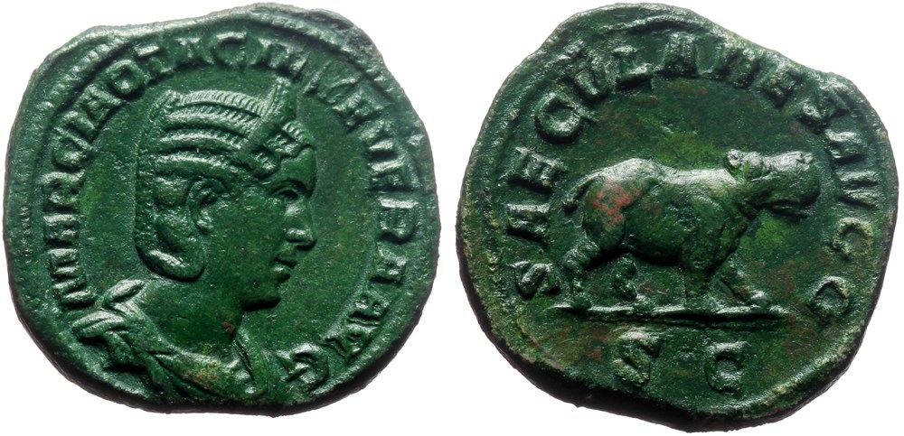 011 Otacilla Severa Saecvlares coins ancient to romans imperial and republican 011 otacilla severa saecvlares