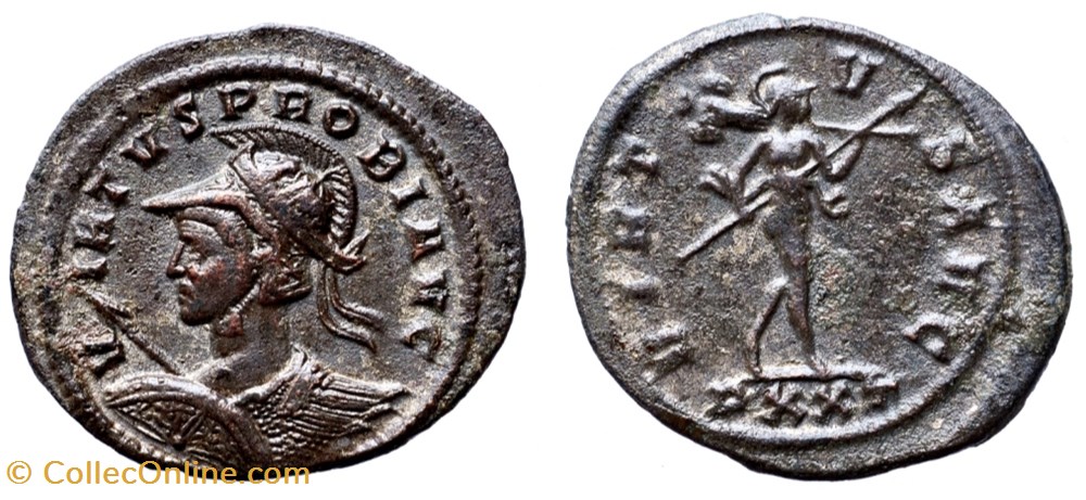 PROBUS RIC 430var. SOLD coins ancient to romans imperial and republican probus ric 430var sold