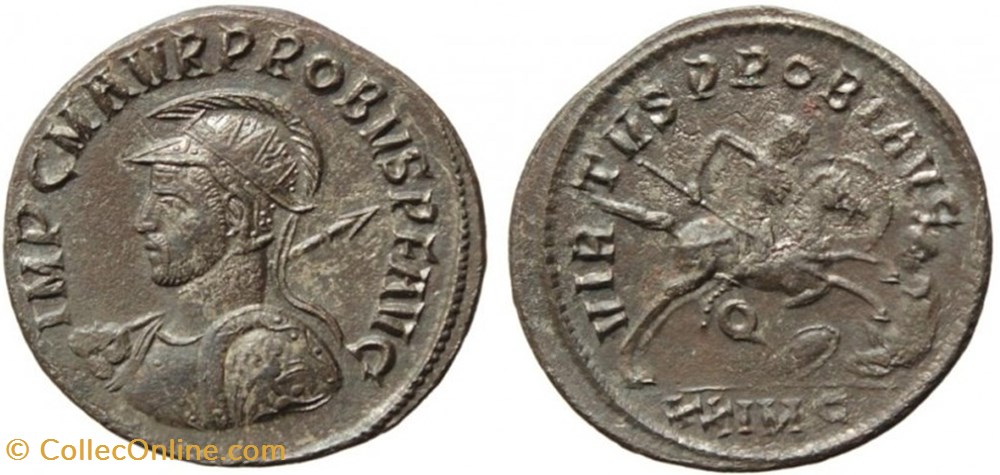 PROBUS RIC 912 CORR. OFFICINA 4 - SOLD coins antique to roman republican imperial probus ric 912 corr officina 4 sold