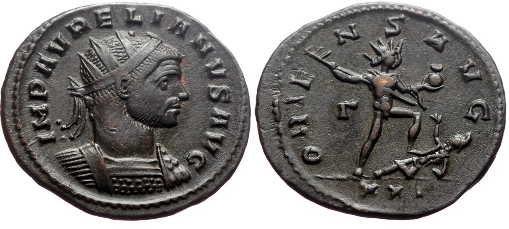 AURELIAN RIC TEMP 1766 SOLD coins ancient to romans provincial aurelian ric temp 1766 sold