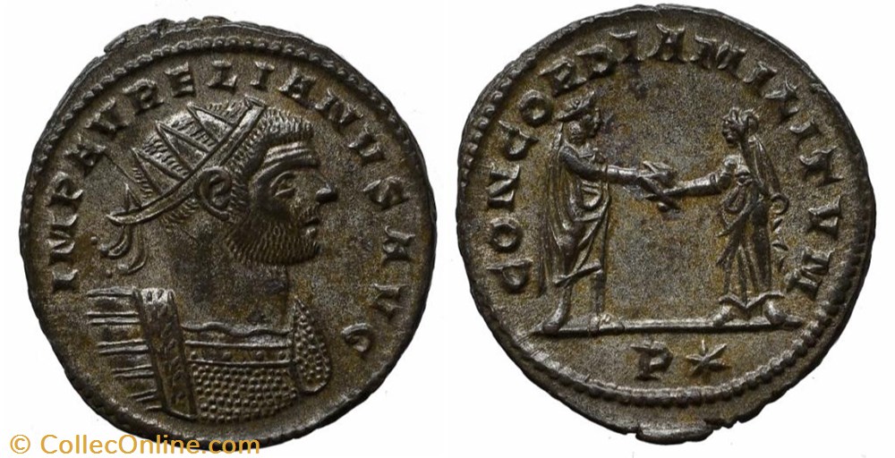 AURELIAN RIC TEMP 2177 - SOLD coins ancient to roman republic imperial aurelian ric temp 2177 sold