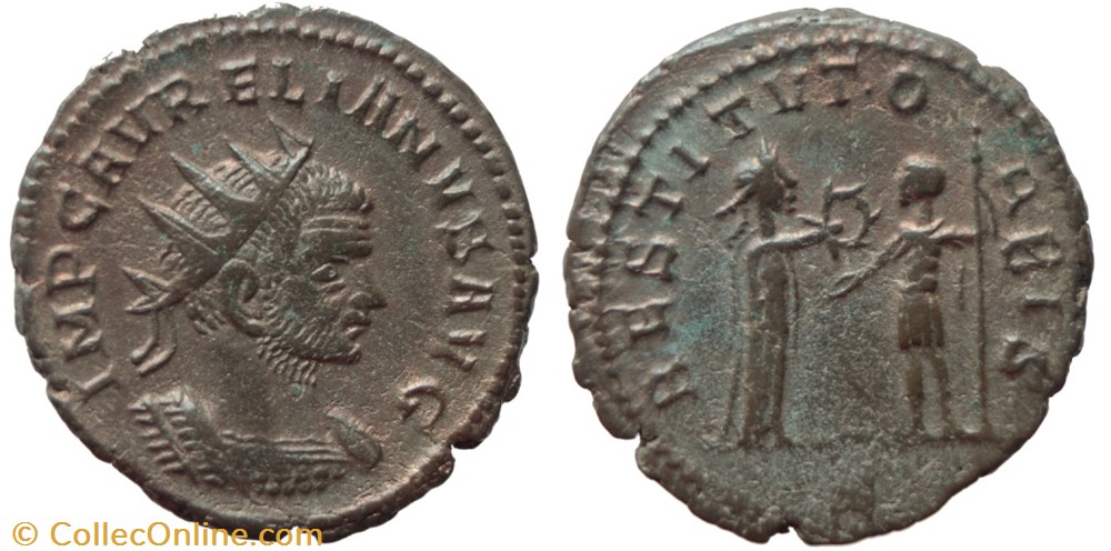 coins ancient to romans imperial and republican aurelian ric temp 3151 sold