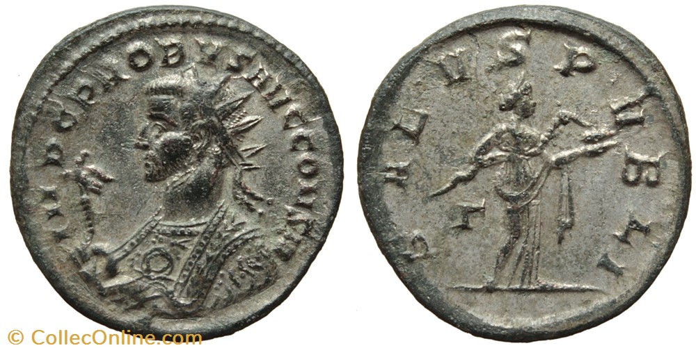 PROBUS RIC 571var. SOLD coins ancient to romans imperial and republican probus ric 571var sold