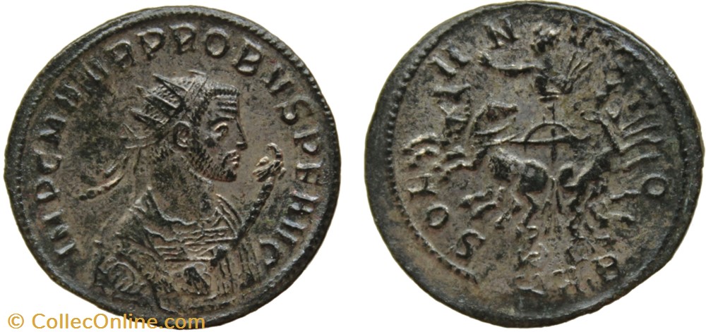PROBUS RIC 861 VAR. H4 BUST OFFICINA 2 SOLD coins ancient to romans imperial and republican probus ric 861 var h4 bust officina 2 sold