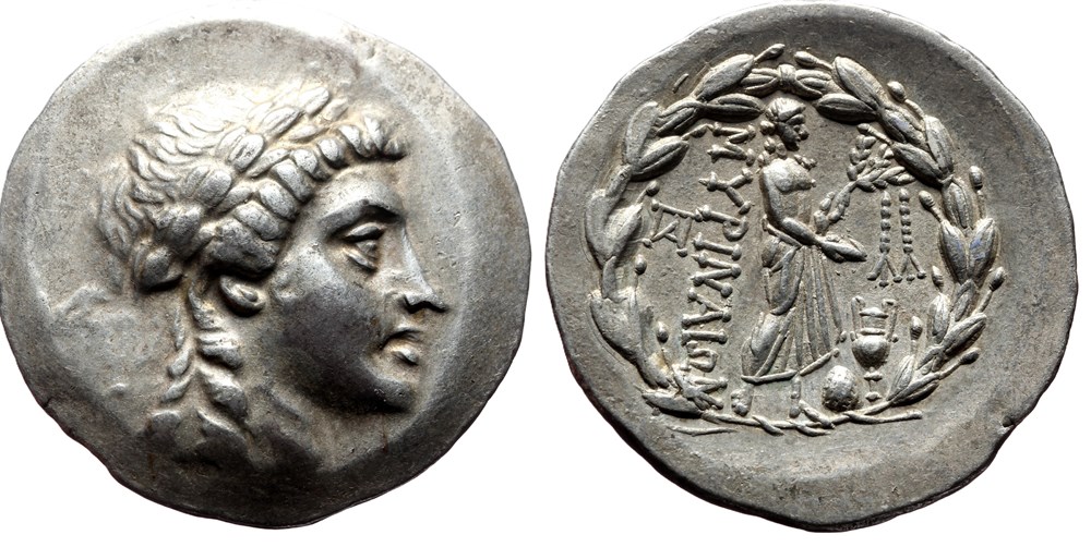 coins ancient to other myrina