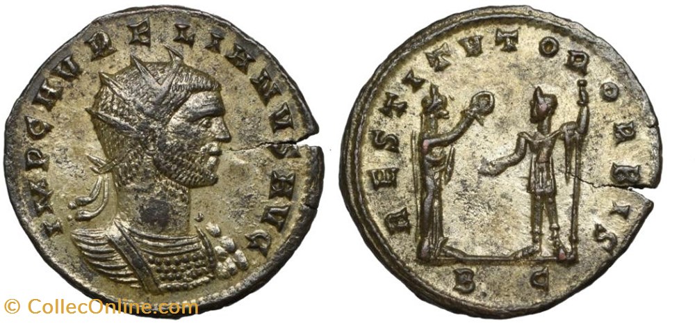 AURELIAN RIC TEMP 2990 SOLD coins ancient to romans imperial and republican aurelian ric temp 2990 sold