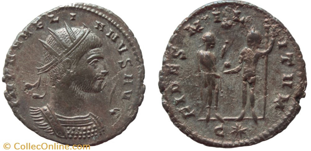 AURELIAN RIC TEMP 2944 SOLD coins ancient to romans imperial and republican aurelian ric temp 2944 sold
