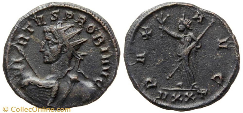 PROBUS RIC 393var. SOLD coins ancient to romans imperial and republican probus ric 393var sold