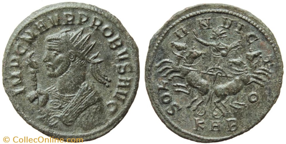 PROBUS RIC 862 H2 BUST OFFICINA 2 SOLD coins ancient to romans imperial and republican probus ric 862 h2 bust officina 2 sold
