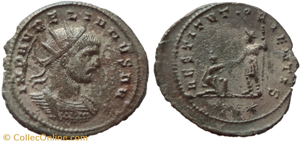 AURELIAN RIC TEMP 2952 SOLD coins ancient to romans imperial and republican aurelian ric temp 2952 sold