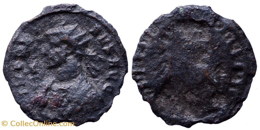 PROBUS ROMA H2 BUST OBVERSE BROCKAGE SOLD coins ancient to romans imperial and republican probus roma h2 bust obverse brockage sold