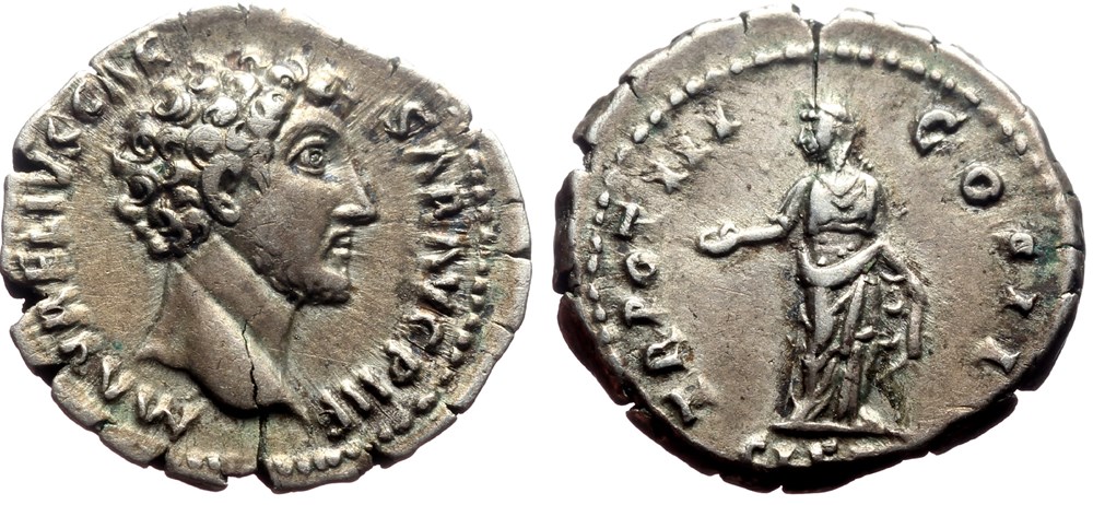 Marcus Aurelius as Ceasar denar Clementia SOLD coins ancient to romans imperial and republican marcus aurelius as ceasar denar clementia sold