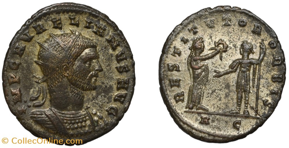 AURELIAN RIC TEMP 2989 SOLD coins ancient to romans imperial and republican aurelian ric temp 2989 sold