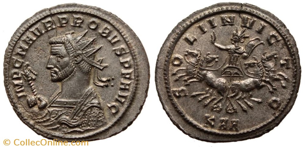PROBUS RIC 861 H2 BUST OFFICINA 1 SOLD coins ancient to romans imperial and republican probus ric 861 h2 bust officina 1 sold