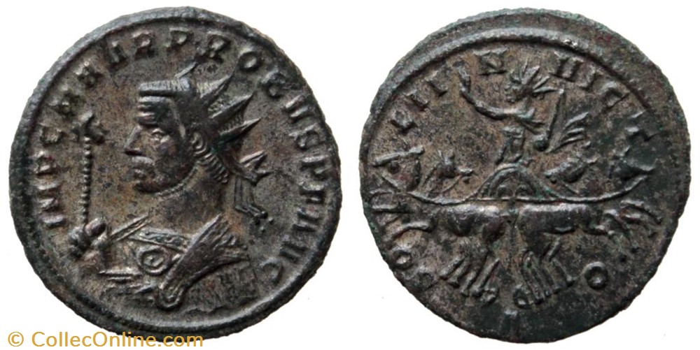 PROBUS RIC 861 VAR. H2 BUST OFFICINA 4 EMMISSION 3 SOLD coins ancient to romans imperial and republican probus ric 861 var h2 bust officina 4 emmission 3 sold