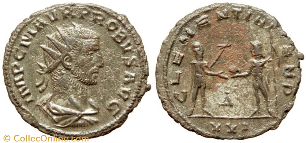 coins ancient to romans imperial and republican probus ric 921 officina 4 sold
