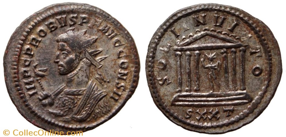 PROBUS RIC 417var. SOLD coins ancient to romans imperial and republican probus ric 417var sold