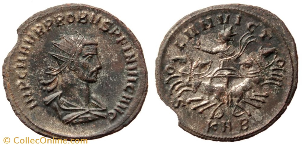 PROBUS RIC 867var. SOLD coins ancient to romans imperial and republican probus ric 867var sold