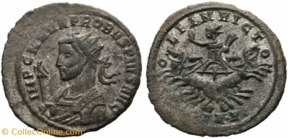 PROBUS RIC 865var. SOLD coins ancient to romans imperial and republican probus ric 865var sold