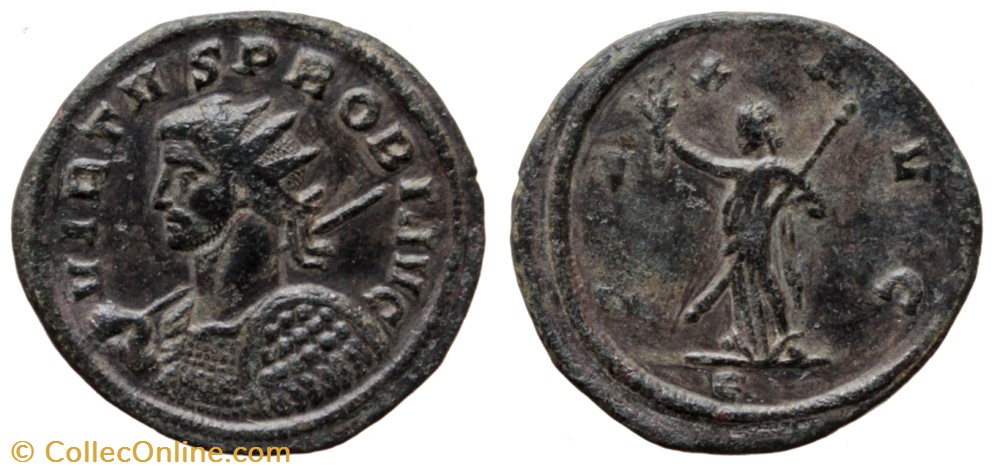 PROBUS RIC 548var. SOLD coins ancient to romans imperial and republican probus ric 548var sold