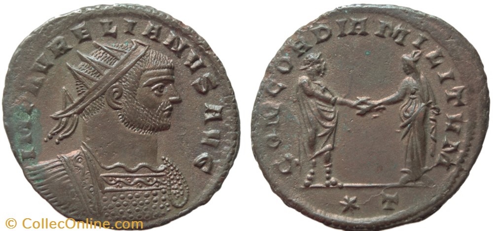 AURELIAN RIC TEMP 2206 - SOLD coins antique b to roman republican imperial aurelian ric temp 2206 sold