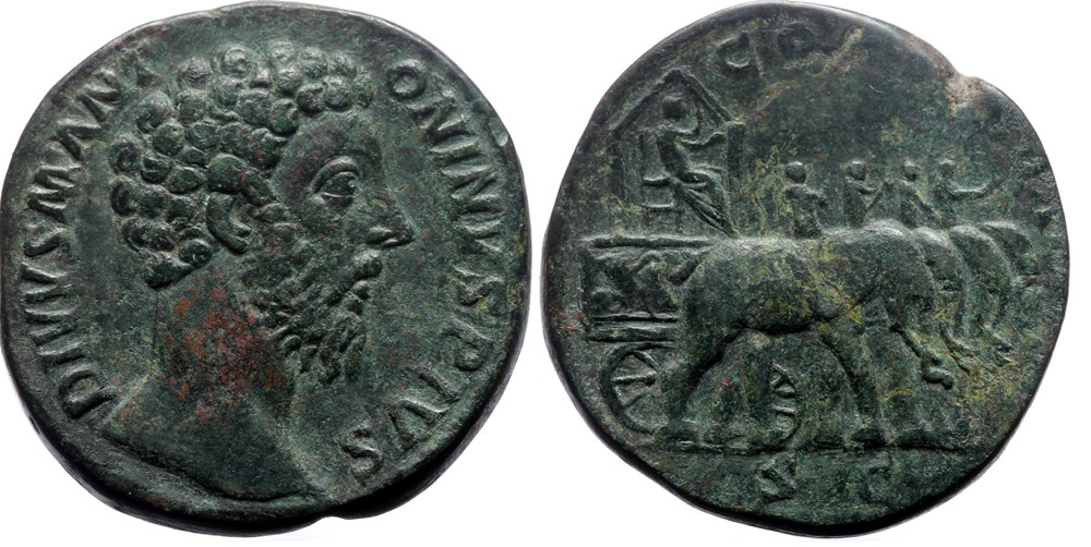 007a Marcus Aurrelius Divvs coins ancient to romans imperial and republican 007a marcus aurrelius divvs