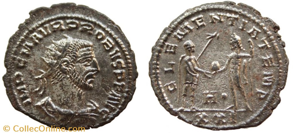 coins ancient to romans imperial and republican probus ric 920 officina 8 sold