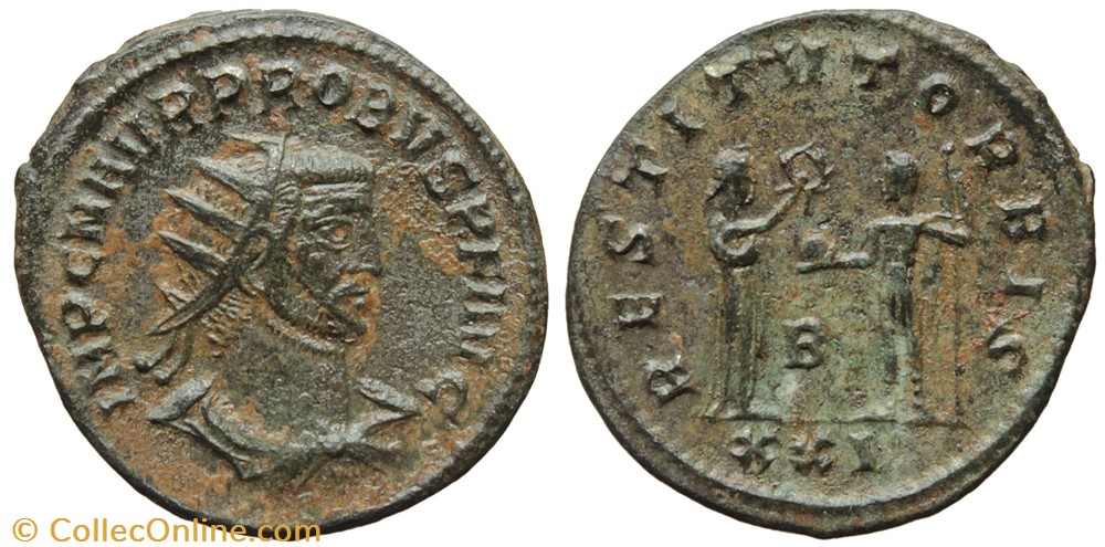 PROBUS 4th EMMISSION OFF. 2 - SOLD coins antique c to a roman republican imperial probus 4th emmission off 2 sold