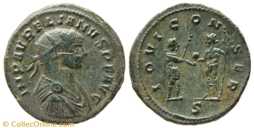 AURELIAN RIC TEMP 2624 SOLD coins ancient to romans imperial and republican aurelian ric temp 2624 sold