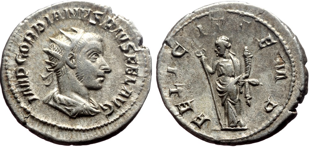 coins ancient to romans imperial and republican gordian sold 220