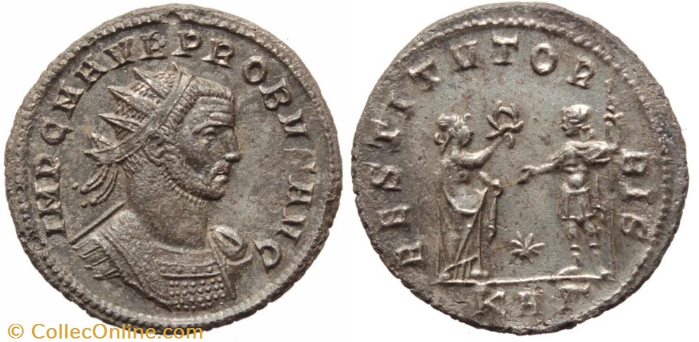 PROBUS RIC 851var. SOLD coins ancient to romans imperial and republican probus ric 851var sold