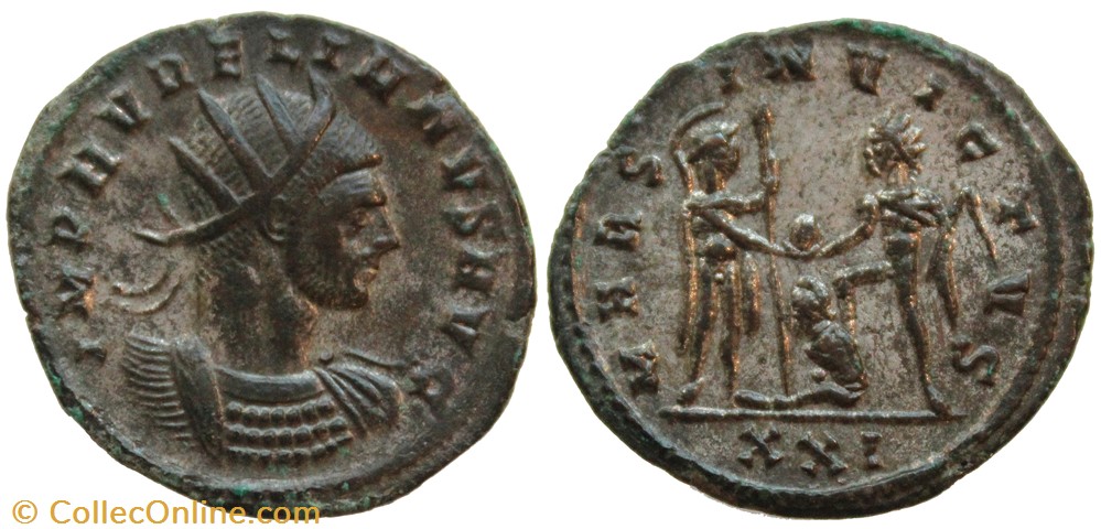 AURELIAN RIC TEMP 3073 SOLD coins ancient to romans imperial and republican aurelian ric temp 3073 sold