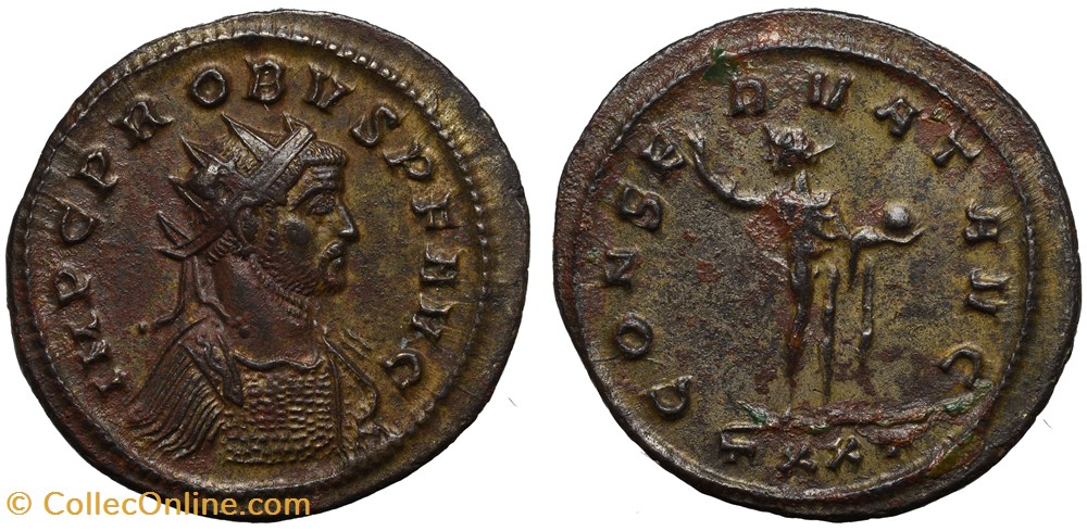 PROBUS RIC 349 SOLD coins ancient to roman republic imperial probus ric 349 sold