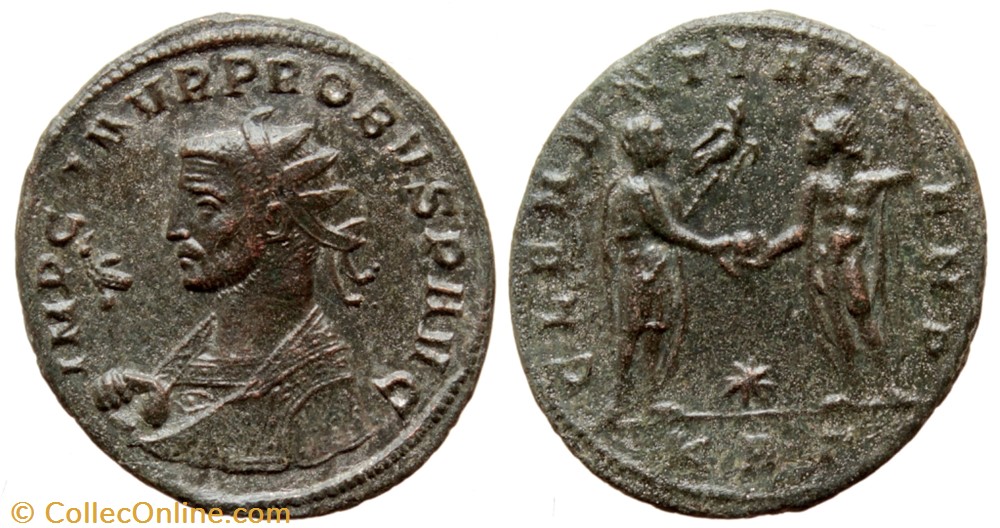 PROBUS RIC 839var. SOLD coins ancient to romans imperial and republican probus ric 839var sold