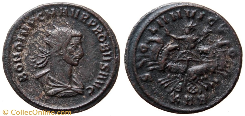 PROBUS RIC 868var. SOLD coins ancient to romans imperial and republican probus ric 868var sold