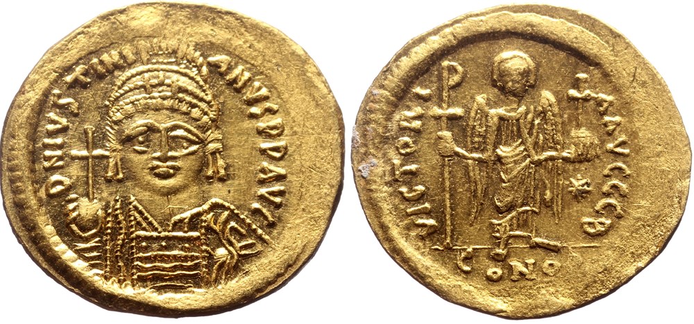 SEAR 0140 JUSTINIANUS I coins byzantine to heraclius dynasty sear 0140 justinianus i