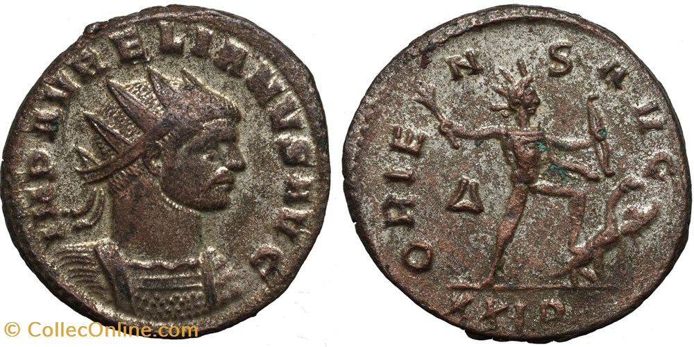 AURELIAN RIC TEMP 1819 SOLD coins ancient to roman republic imperial aurelian ric temp 1819 sold