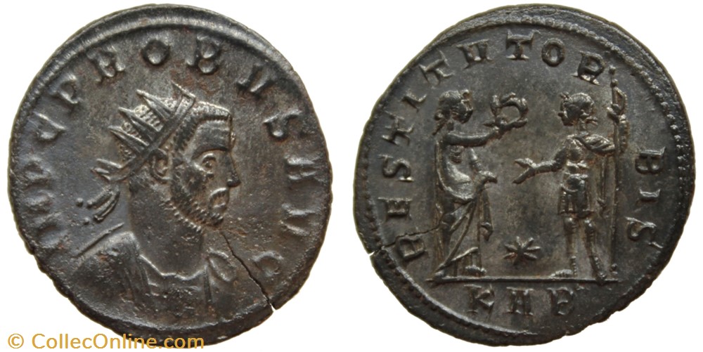 PROBUS RIC 853var. SOLD coins ancient to romans imperial and republican probus ric 853var sold